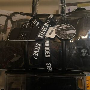 Authentic  Steve Madden Black Duffel Bag